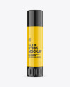 Glossy Glue Stick Mockup