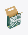 Opened Paper Bag Mockup