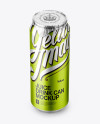 500ml Matte Aluminium Can W/ Foil Lid Mockup (High-Angle Shot)