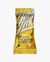 Metallic Snack Package Mockup - Hero Shot