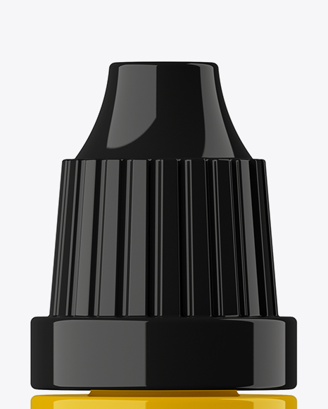 Glossy Plastic Dropper Bottle Mockup