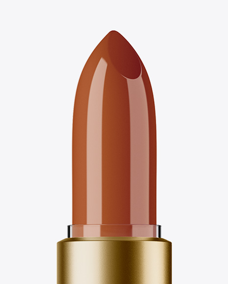 Open Glossy Lipstick Mockup