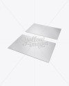 Metallic Business Cards Mockup