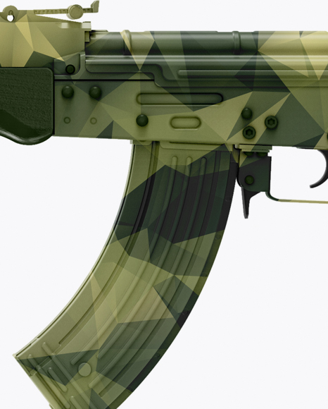 AK-74 Mockup - Side View