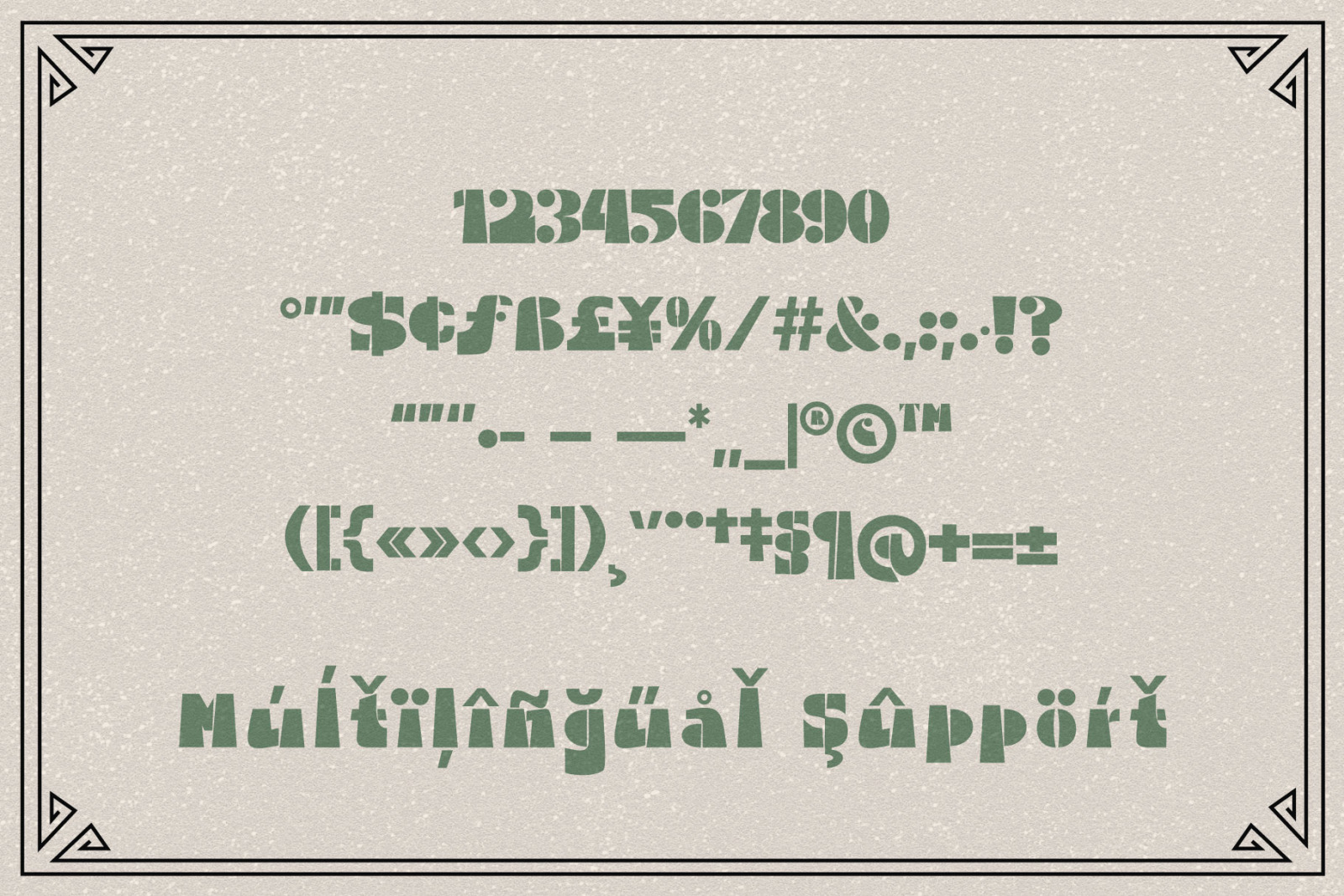 Bussher Typeface Bussher Typeface