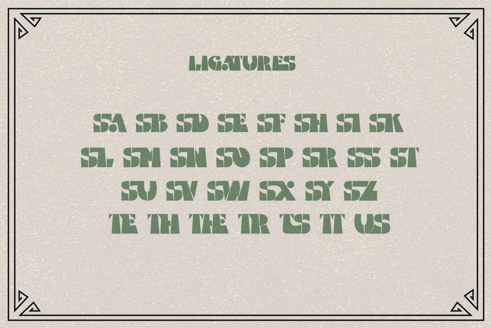 Bussher Typeface Bussher Typeface