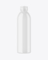 Glossy Plastic Bottle Mockup