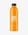 Glossy Plastic Bottle Mockup