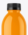 Glossy Plastic Bottle Mockup