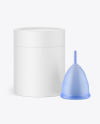 Menstrual Cup with Tube Mockup