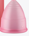 Menstrual Cup with Tube Mockup