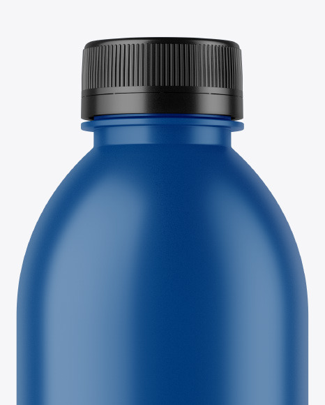 Matte Plastic Bottle Mockup