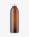 Amber Plastic Bottle Mockup Amber Plastic Bottle Mockup