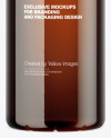 Amber Plastic Bottle Mockup Amber Plastic Bottle Mockup