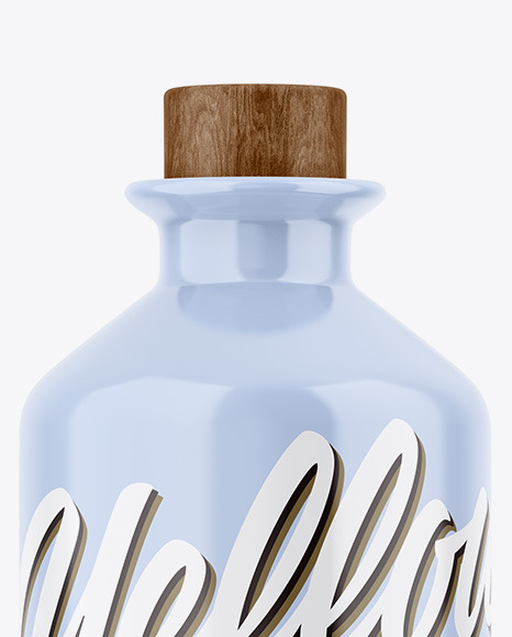 Glossy Bottle Mockup