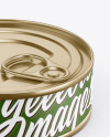 Tin Can With Pull Tab Mockup