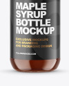 Maple Syrup Bottle Mockup