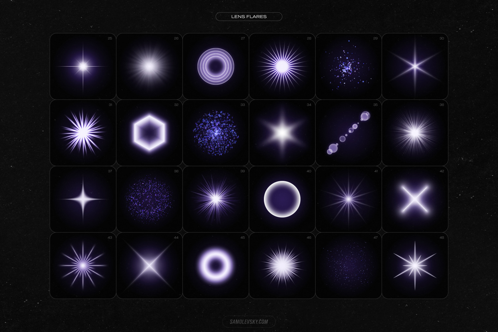 Lightning bolts & lens flares bundle Lightning bolts & lens flares bundle
