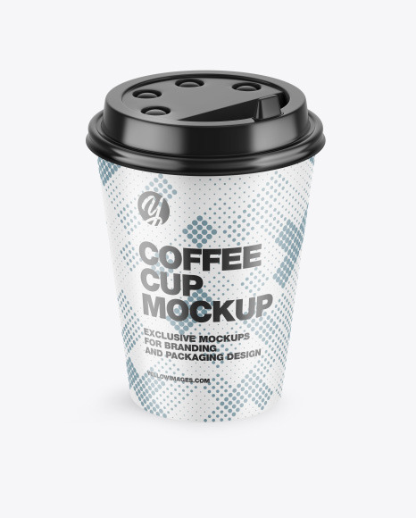 Matte Coffee Cup Mockup