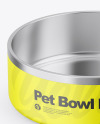 Matte Pet Feeding Bowl Mockup