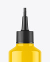 Glossy Plastic Bottle w/ Spout Cap Mockup