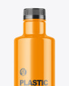 Glossy Plastic Bottle Mockup