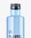 Blue Plastic Water Bottle Mockup