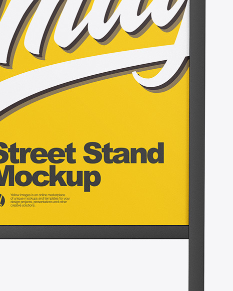 Street Stand Mockup