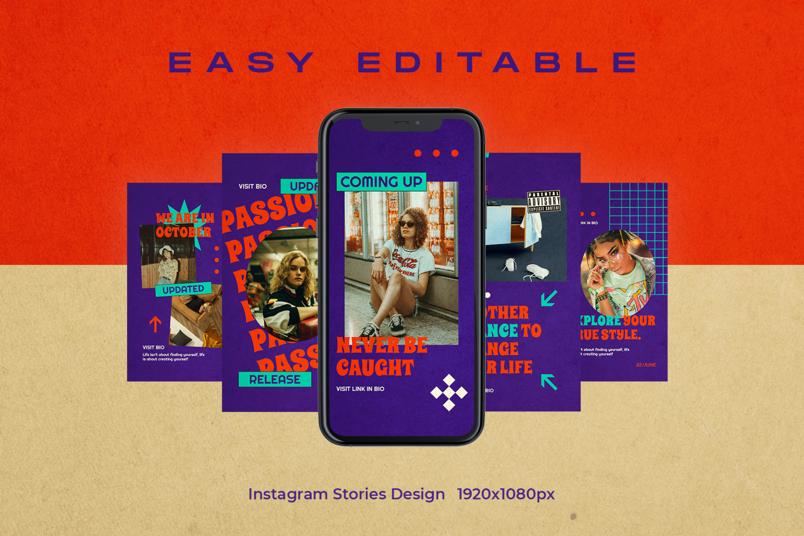 Retronow Instagram Template Retronow Instagram Template