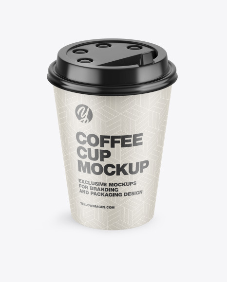 Paper Coffee Cup Mockup - Splash mockup