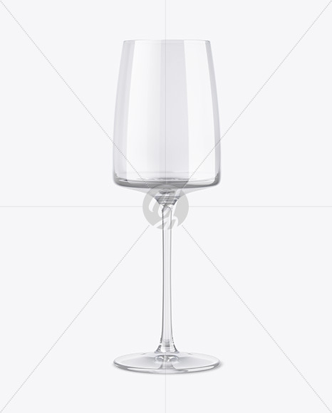 Clear Wine Glass Mockup