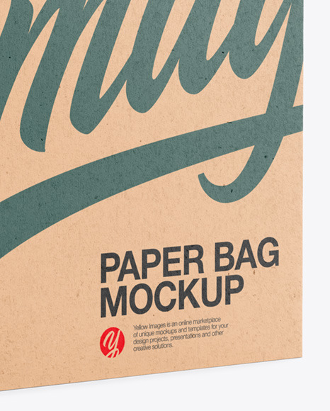 Kraft Paper Bag Mockup