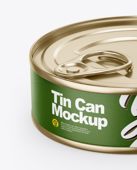 Two Tin Cans With Pull Tab Mockup