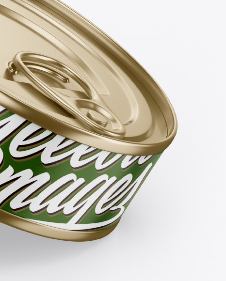 Two Tin Cans With Pull Tab Mockup