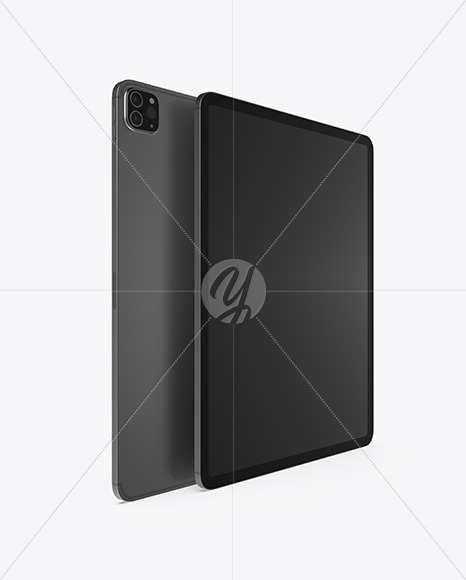 iPad Pro Space Gray Mockup