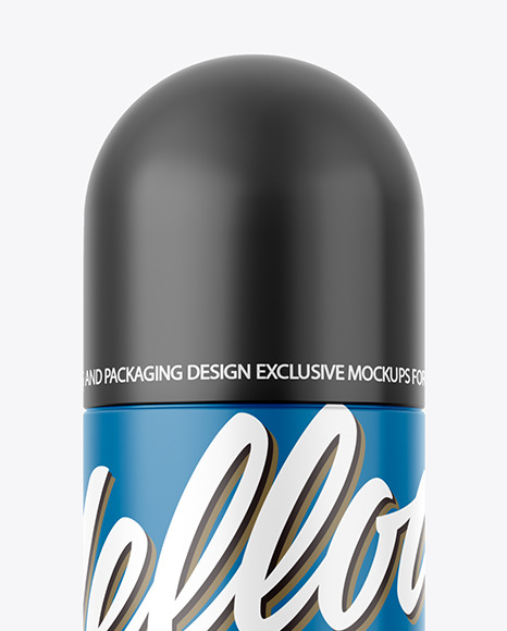 Matte Spray Bottle Mockup