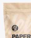 Kraft Paper Stand Up Pouch Mockup