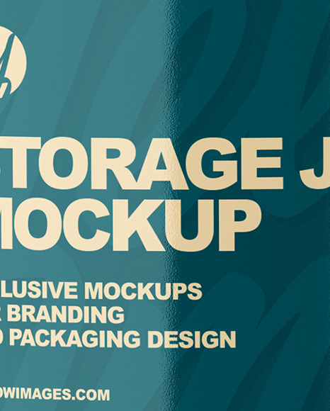 Storage Jar Mockup