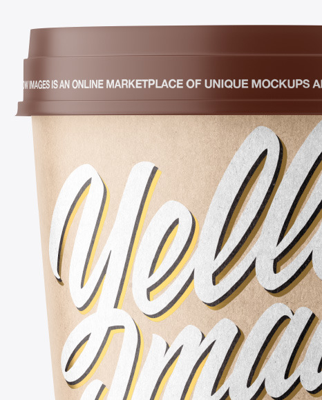 Kraft Ice Cream Cup Mockup