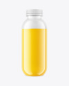 400 ml Orange Juice Bottle Mockup