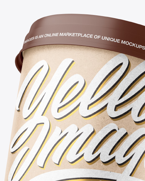 Kraft Ice Cream Cup Mockup