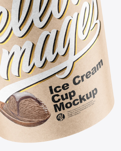 Kraft Ice Cream Cup Mockup