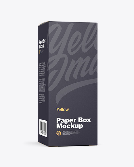 Metallic Stick Sachet w/ Paper Box Mockup