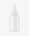 Glossy Plastic Dropper Bottle Mockup