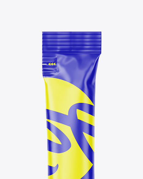 Matte Stick Sachet Mockup