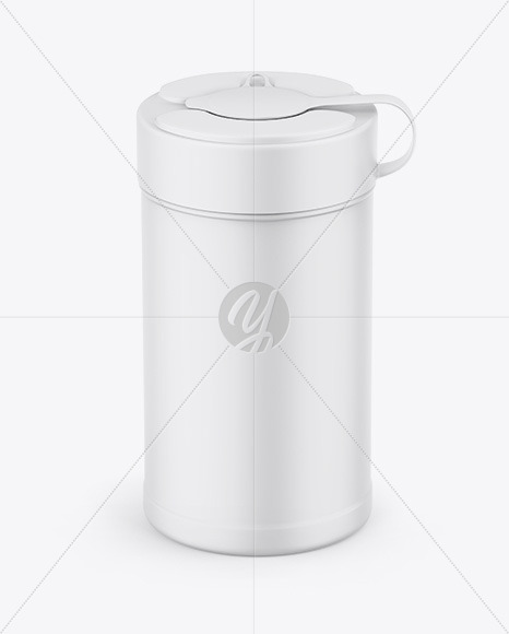 Matte Wipes Jar Mockup