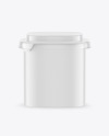 Matte Plastic Container Mockup