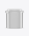 Metallic Container Mockup