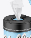 Matte Wipes Jar Mockup