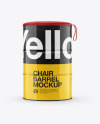 Glossy Barrel Chair Mockup